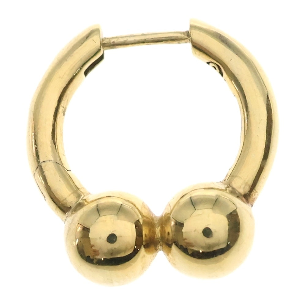 NO BRAND(ノーブランド) All Blues オールブルー W Pearl pierced ダブルパール ピアス ゴールド レディース