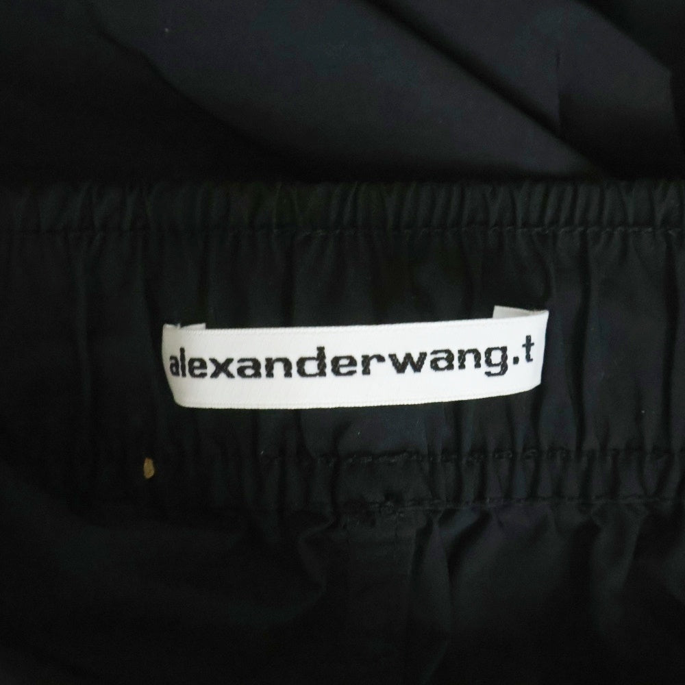 ALEXANDER WANG(アレキサンダーワン) T BY ALEXANDER WANG tech fabric cargo pant サイドジップ ナイロンテックパンツ ブラック 4WC3254862