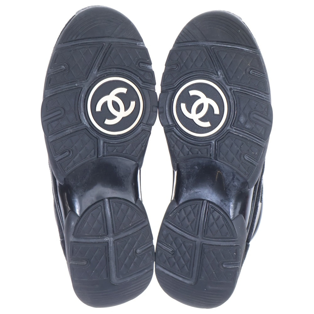 CHANEL(シャネル) ココマーク スエードアッパー ローカットスニーカー G33745 ブラック レディース