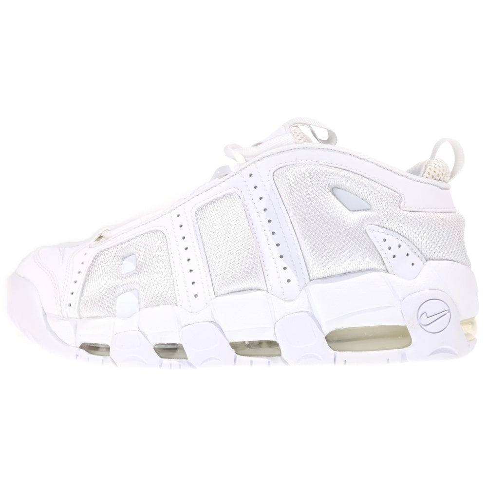 NIKE(ナイキ) Air More Uptempo Low White/Royal エアーモアアップテンポ ローカット FZ3055-200 US8.5/26.5cm ローカットスニーカー ホワイト
