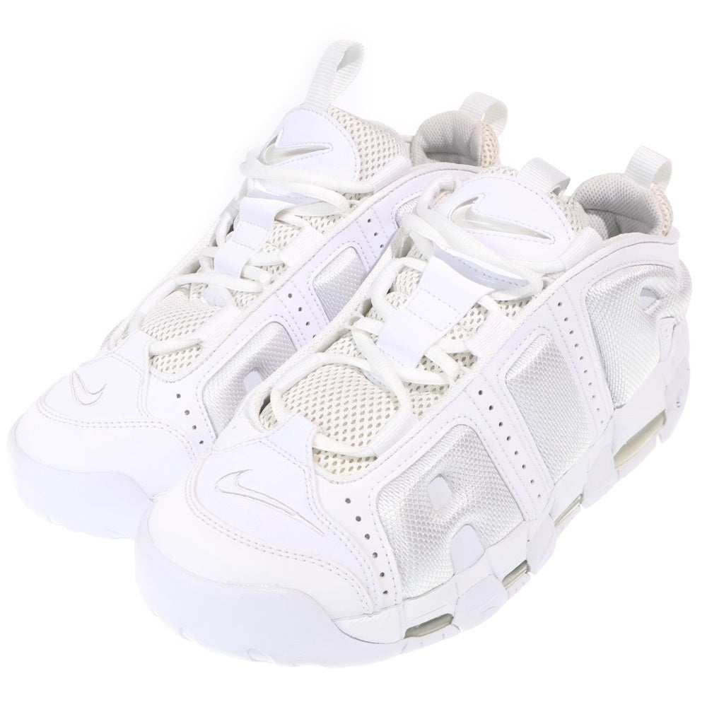 NIKE(ナイキ) Air More Uptempo Low White/Royal エアーモアアップテンポ ローカット FZ3055-200 US8.5/26.5cm ローカットスニーカー ホワイト