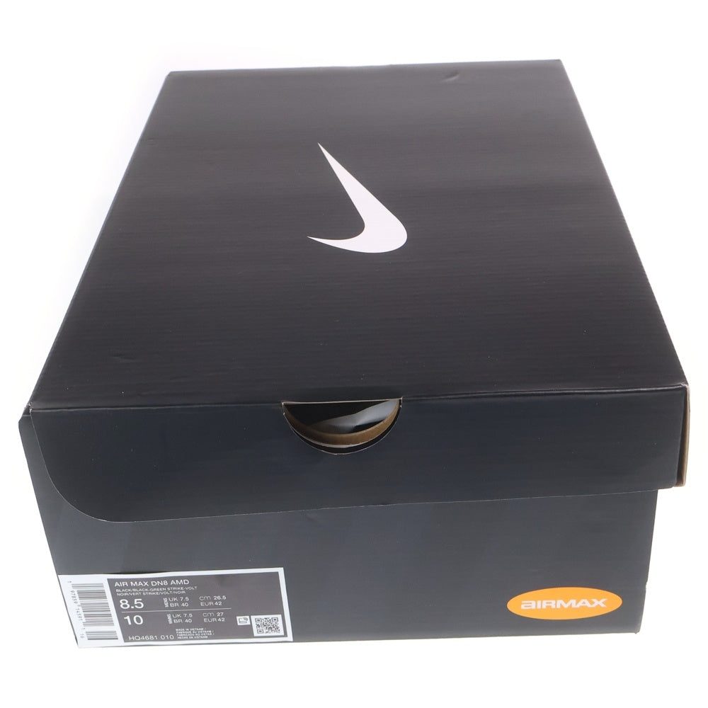 NIKE(ナイキ) AIR MAX DN8 BLACK GREEN STRIKE VOLT BLACK エアマックスDN8 US9.5/27.5cm HQ4681-010 ローカットスニーカー グリーン