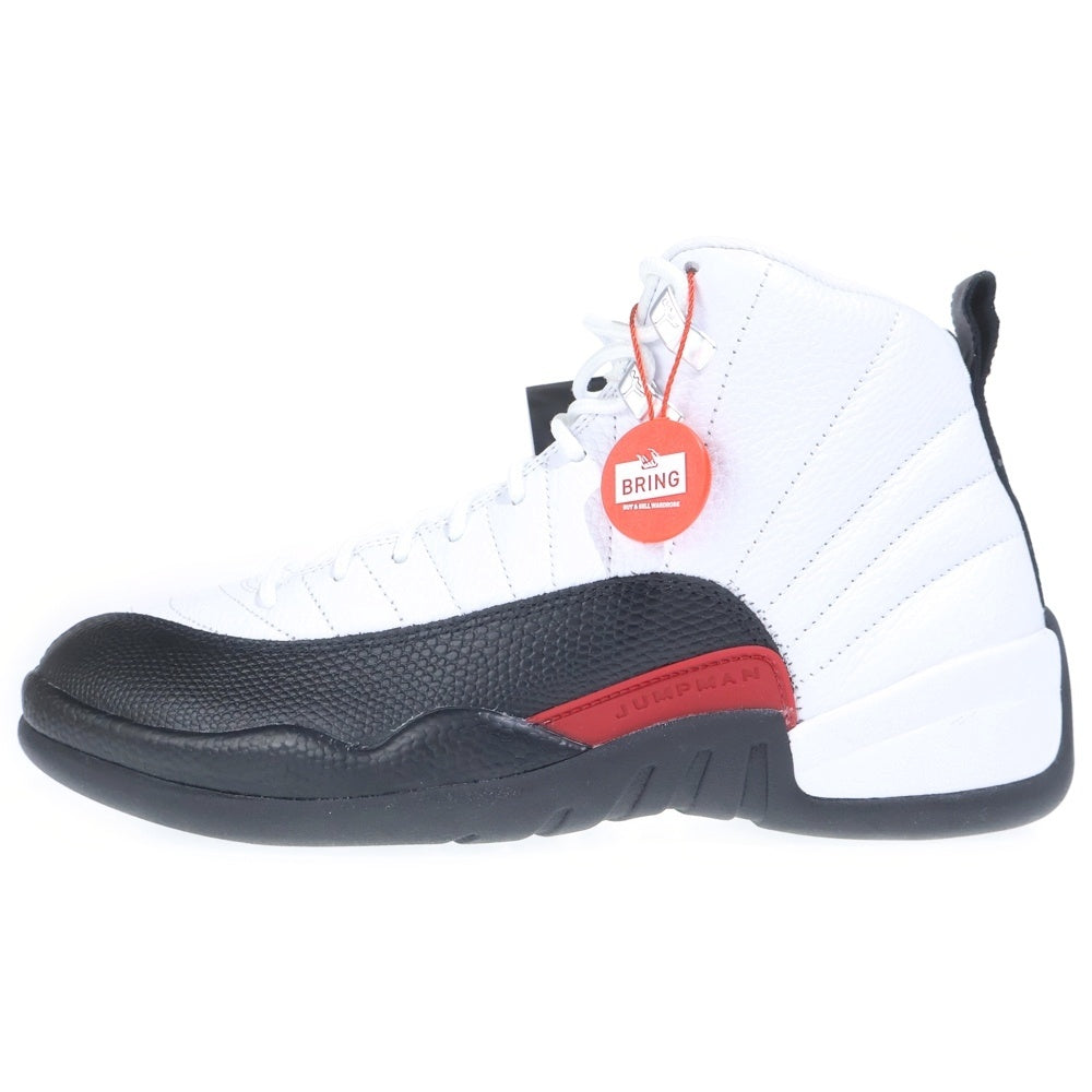 NIKE(ナイキ) Air Jordan 12 Retro Taxi Flip エアジョーダン12 ハイカットスニーカー ブラック/ホワイト CT8013-162