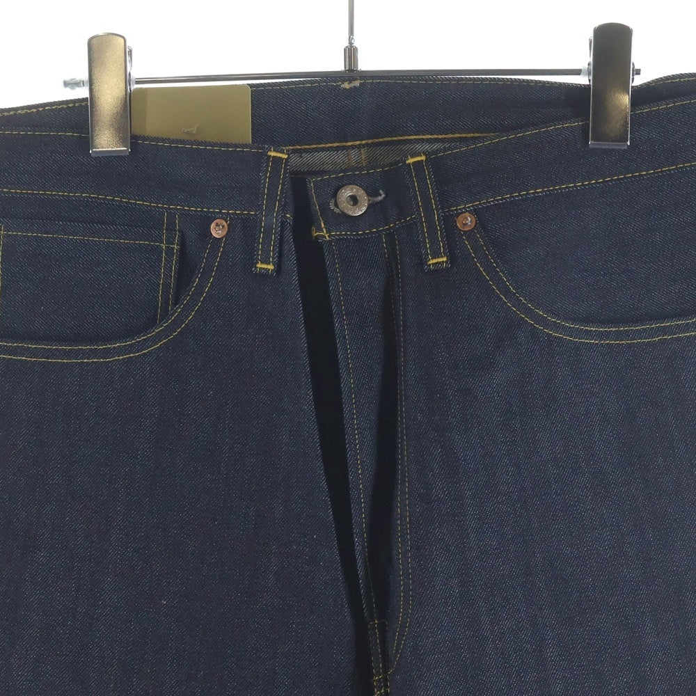 Levi's VINTAGE CLOTHING(リーバイス ビンテージ クロージング) S501XX 1944復刻 ヒッコリースレーキ 銅リベット Vステ ストレートデニム リジット ネイビー