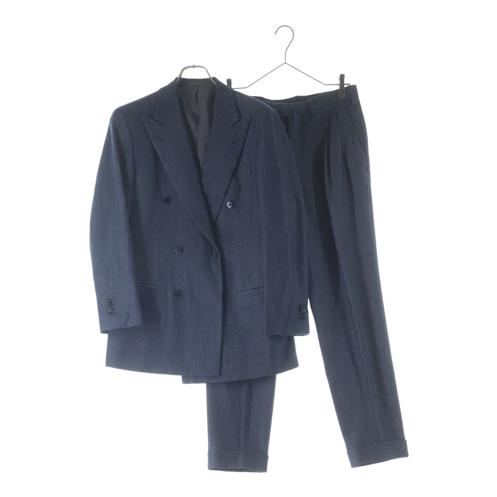 TOMORROWLAND(トゥモローランド) Lanificio T.G. di Fabio ラニフィーチョ・ティ・ジー・ディ・ファビオ ウール混テーラードジャケット スラックスパンツ セットアップスーツ ネイビーBWB-2162-1