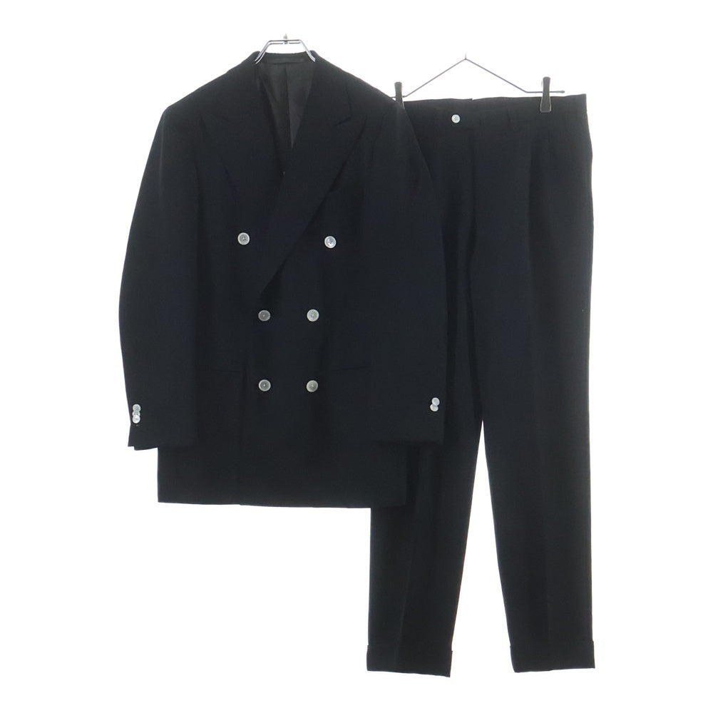 TOMORROWLAND(トゥモローランド) DORMEUIL ドーメル モヘア混 ウールテーラードジャケット スラックスパンツ セットアップスーツ ブラック BWB-2162-1