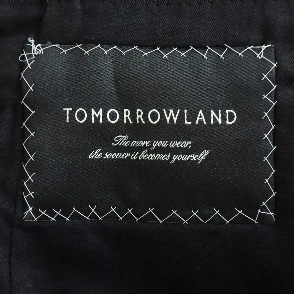 TOMORROWLAND(トゥモローランド) WILLIAM HALSTEAD ウィリアムハルステッド ウールテーラードジャケット スラックスパンツ セットアップスーツ ダークグレーBWB-2162-1