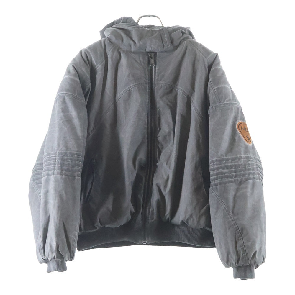 NO BRAND(ノーブランド) Huni フニ astronaut bomberジップアップ ボンバージャケット チャコールグレー