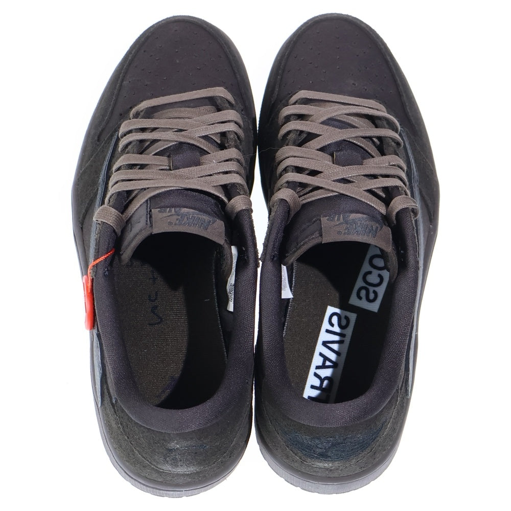 NIKE(ナイキ) ×TRAVIS SCOTT AIR JORDAN 1 LOW OG SP VELVET BROWN トラヴィススコット エアジョーダン 1 ベルベット ローカットスニーカー US9.5/27.5cm DM7866-202