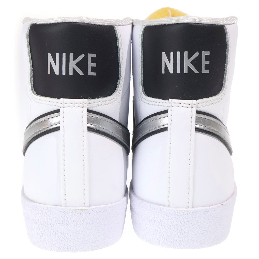 NIKE(ナイキ) BLAZER MID '77 ESS ブレザー ミッドカット ハイカットスニーカー 24.5cm DH0070 100 ホワイト