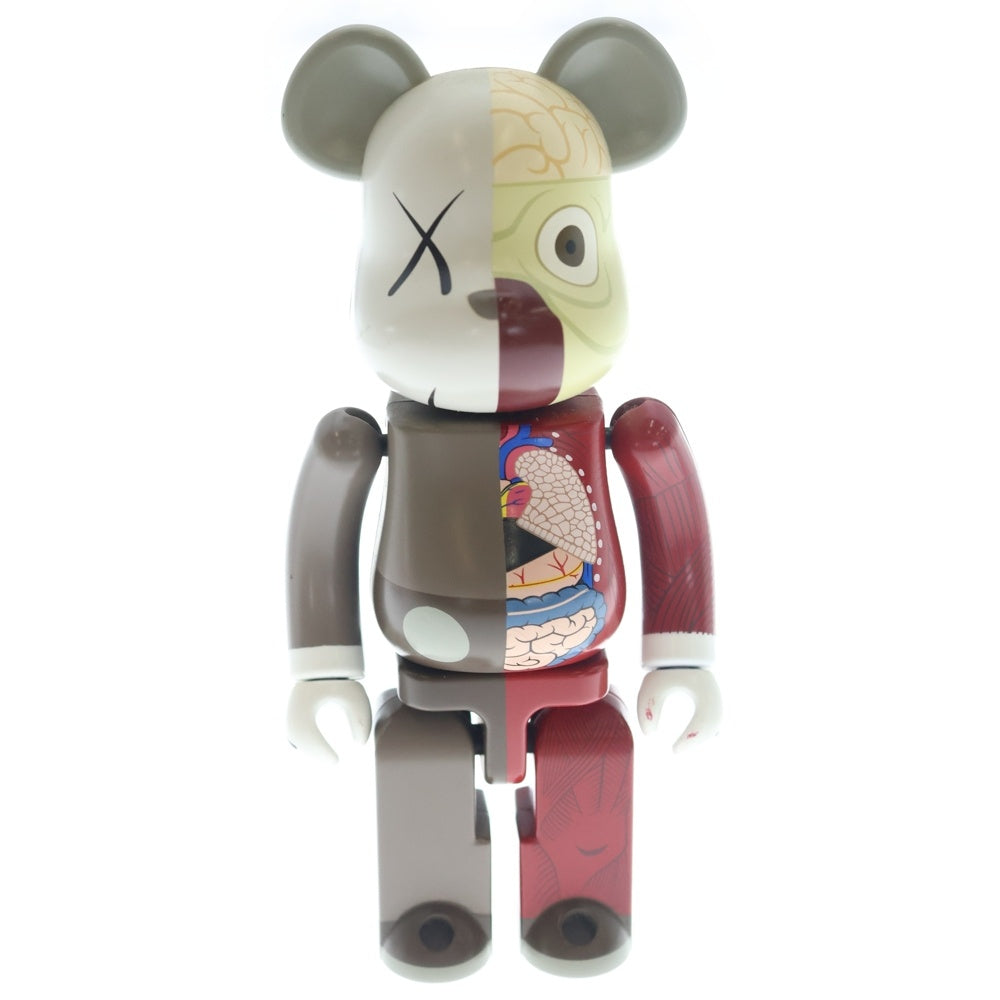 MEDICOM TOY(メディコムトイ) 超合金 BE@RBRICK KAWS ベアブリック カウズ 人体模型 200% ブラウン