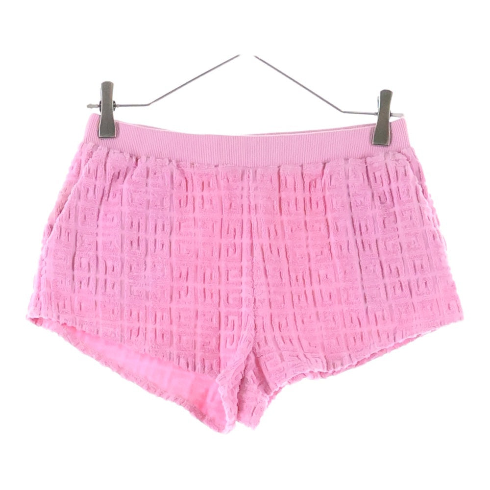 GIVENCHY(ジバンシィ) 4Gコットンタオル地 ショートパンツ BW510Q3103 ピンク レディース