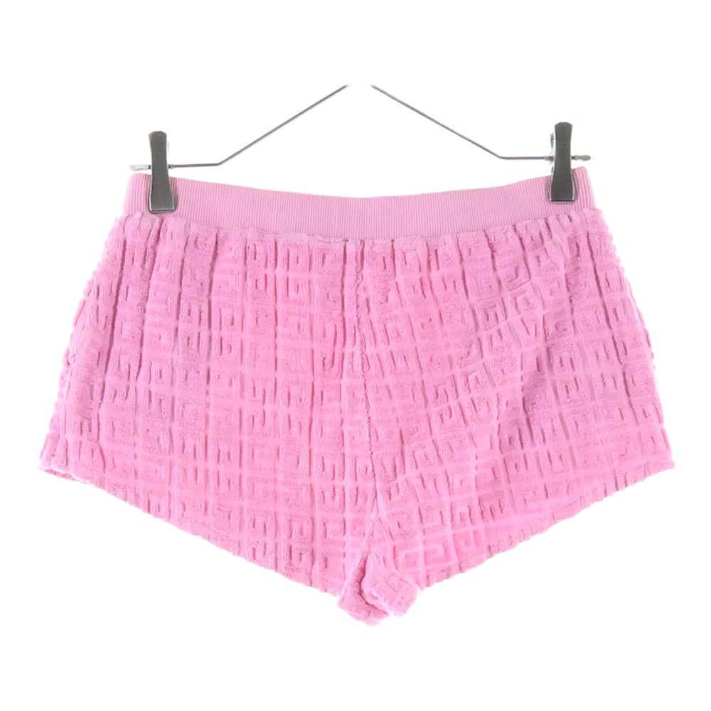 GIVENCHY(ジバンシィ) 4Gコットンタオル地 ショートパンツ BW510Q3103 ピンク レディース