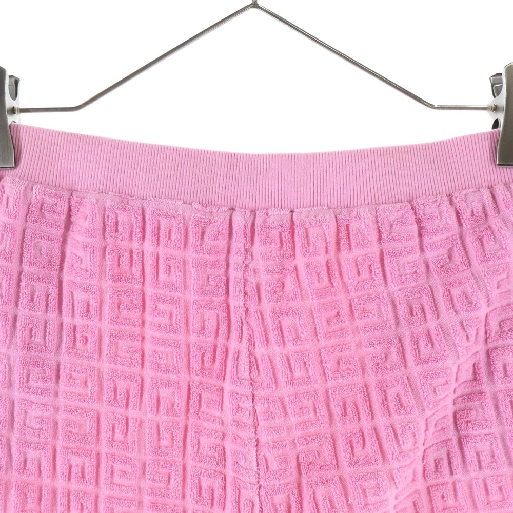 GIVENCHY(ジバンシィ) 4Gコットンタオル地 ショートパンツ BW510Q3103 ピンク レディース