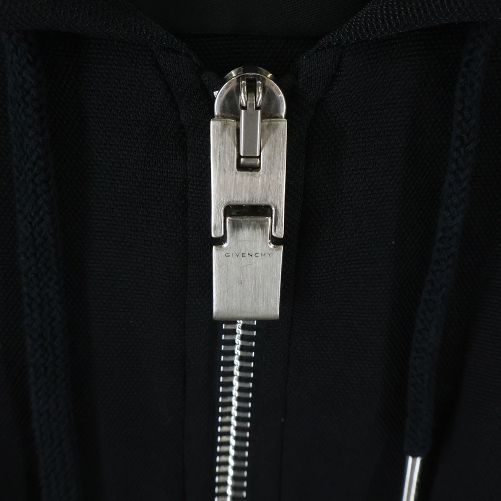 GIVENCHY(ジバンシィ) 23AW Chito 4G ロゴデザイン ジップフーディパーカー BWJ02J30RY ブラック レディース