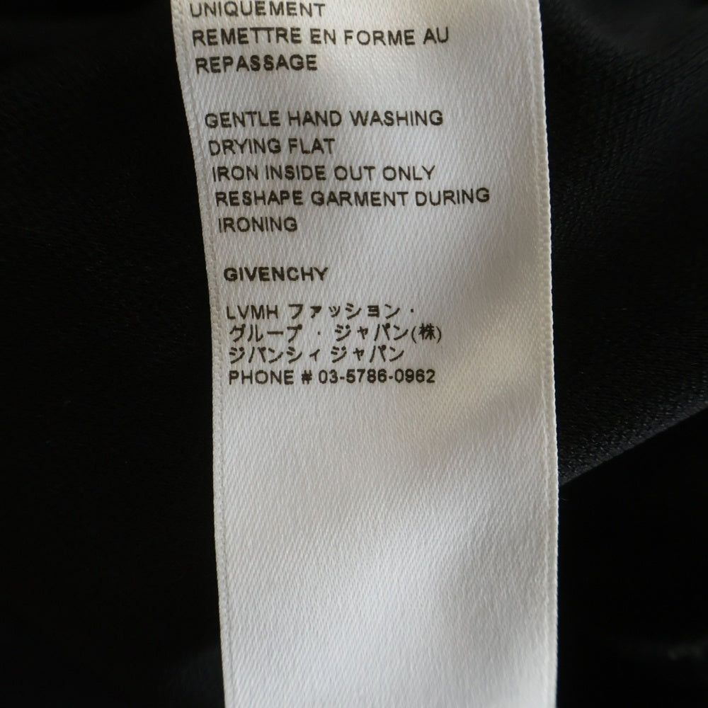 GIVENCHY(ジバンシィ) 23AW Chito 4G ロゴデザイン ジップフーディパーカー BWJ02J30RY ブラック レディース