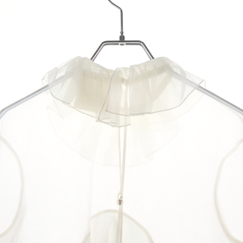 GIVENCHY(ジバンシィ) フリル ラッフルシャツ BW613U14P8 ホワイト レディース