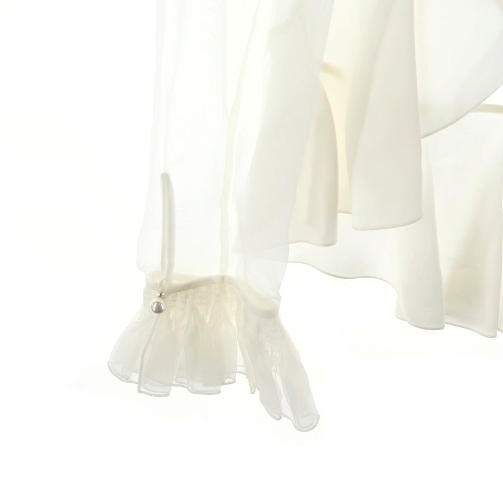 GIVENCHY(ジバンシィ) フリル ラッフルシャツ BW613U14P8 ホワイト レディース