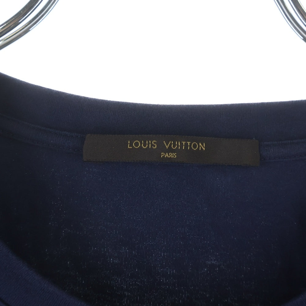 LOUIS VUITTON(ルイヴィトン) ダミエ ポケット RM131M H3JR09CMS クルーネックTシャツ ネイビー