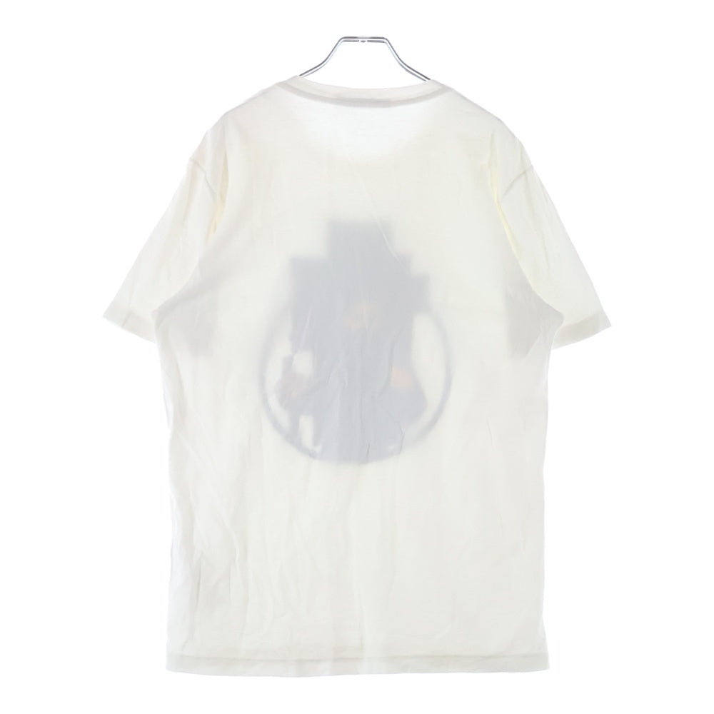 LOUIS VUITTON(ルイヴィトン) 14AW Velvet Luggage Traveler ベルベットラゲージトラベラー RM142 H6Y62WJUS クルーネックTシャツ ホワイト