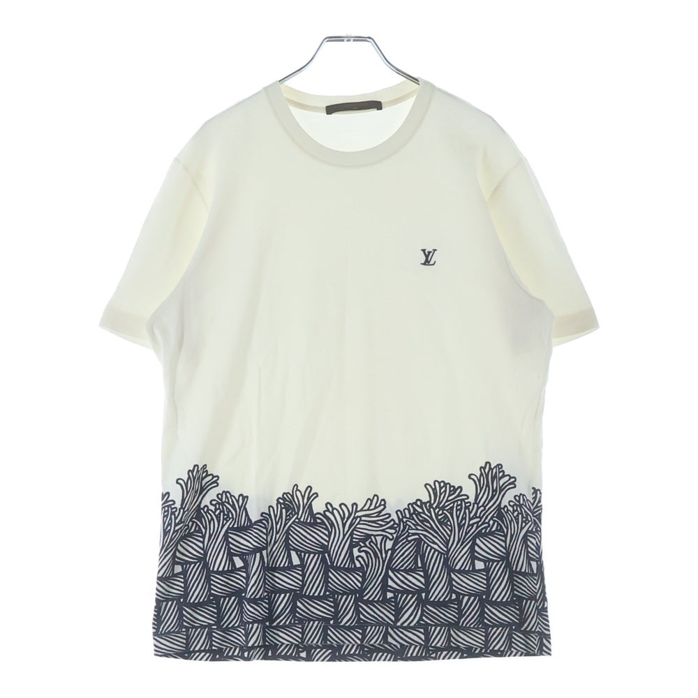 LOUIS VUITTON(ルイヴィトン) 16AW Christopher Nemeth クリストファーネメス RM152M H8Y19WCMS クルーネックTシャツ ホワイト