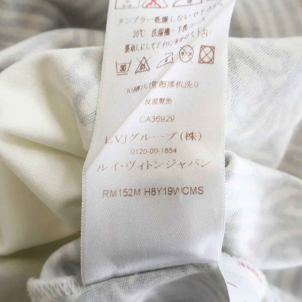 LOUIS VUITTON(ルイヴィトン) 16AW Christopher Nemeth クリストファーネメス RM152M H8Y19WCMS クルーネックTシャツ ホワイト