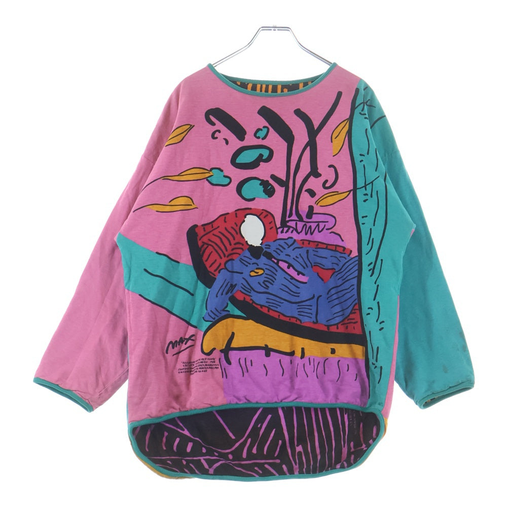 VINTAGE(ヴィンテージ) 80s PETER MAX NEO Max ピーターマックス リバーシブル スウェット マルチカラー