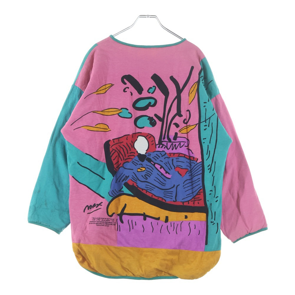 VINTAGE(ヴィンテージ) 80s PETER MAX NEO Max ピーターマックス リバーシブル スウェット マルチカラー
