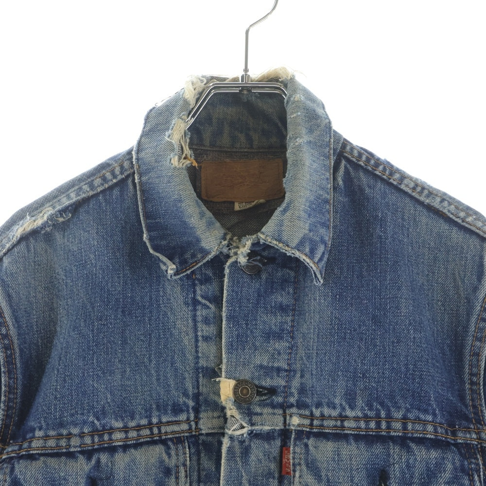 Levi's(リーバイス) 70s 不V BIGE ケアタグ付 70505-0317 ブランケット脱着 Gジャン インディゴ