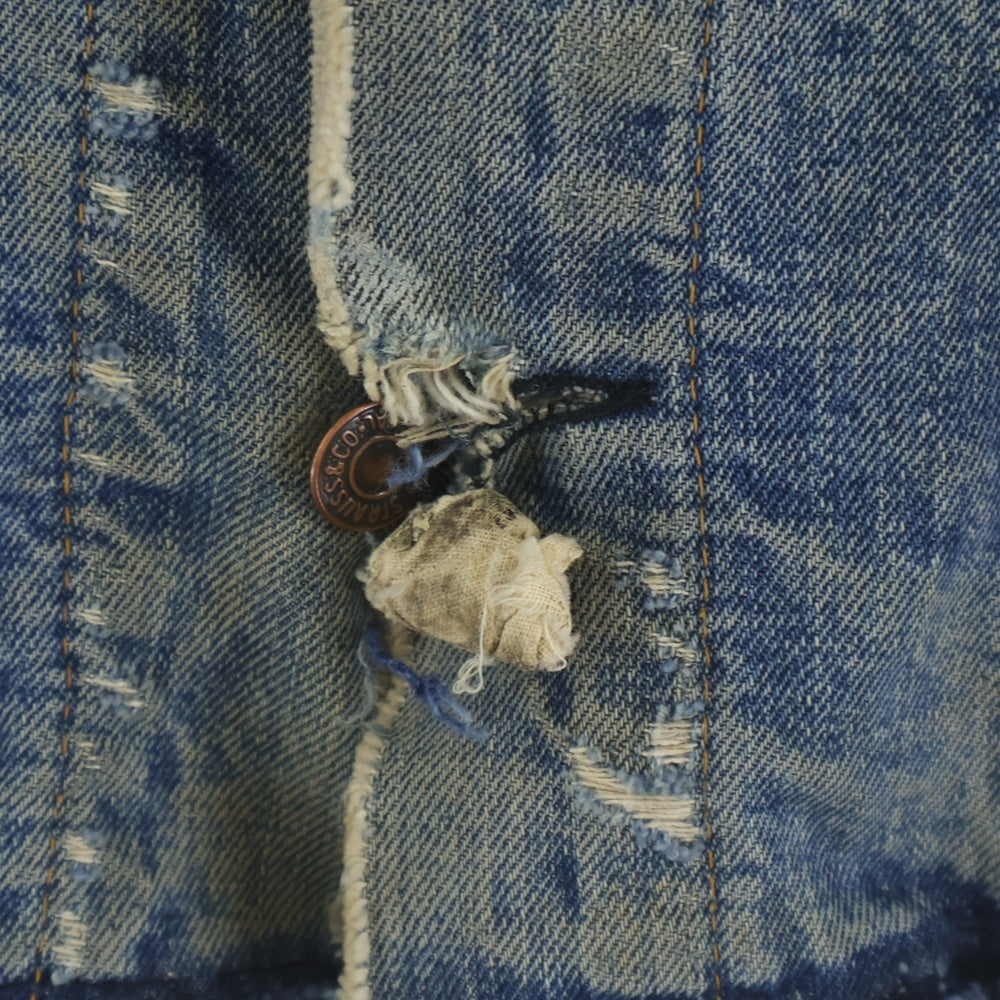 Levi's(リーバイス) 70s 不V BIGE ケアタグ付 70505-0317 ブランケット脱着 Gジャン インディゴ