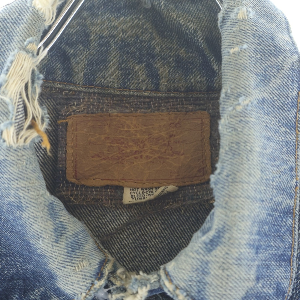 Levi's(リーバイス) 70s 不V BIGE ケアタグ付 70505-0317 ブランケット脱着 Gジャン インディゴ