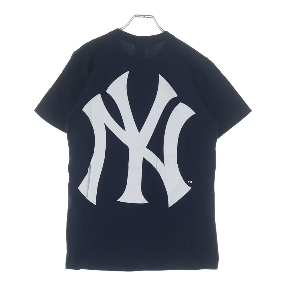 SUPREME(シュプリーム) 15SS supreme Yankees box logo tee ヤンキース ボックスロゴ クルーネックTシャツ ネイビー