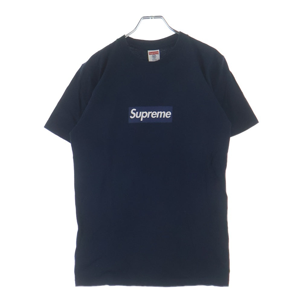 SUPREME(シュプリーム) 15SS supreme Yankees box logo tee ヤンキース ボックスロゴ クルーネックTシャツ ネイビー