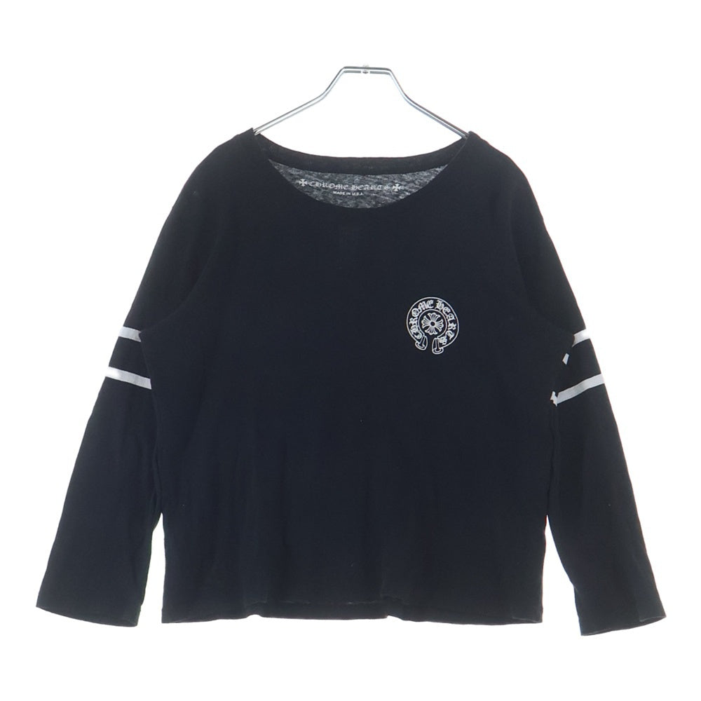 CHROME HEARTS(クロムハーツ) ROLLER SKATE HORSESHOE ローラースケートホースシュー ナンバリング 7分袖カットソー ブラック