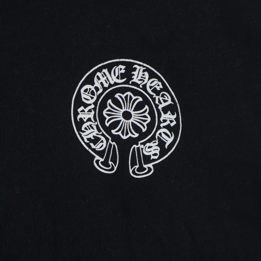 CHROME HEARTS(クロムハーツ) ROLLER SKATE HORSESHOE ローラースケートホースシュー ナンバリング 7分袖カットソー ブラック