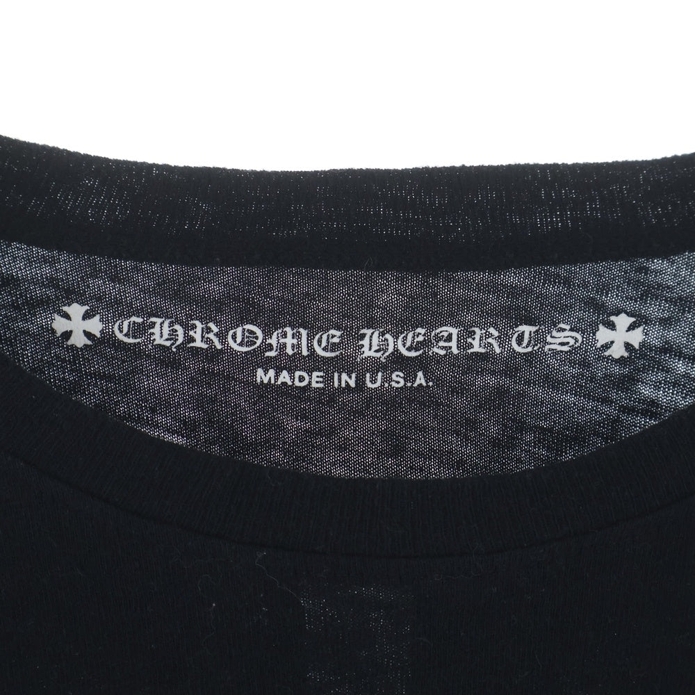 CHROME HEARTS(クロムハーツ) ROLLER SKATE HORSESHOE ローラースケートホースシュー ナンバリング 7分袖カットソー ブラック