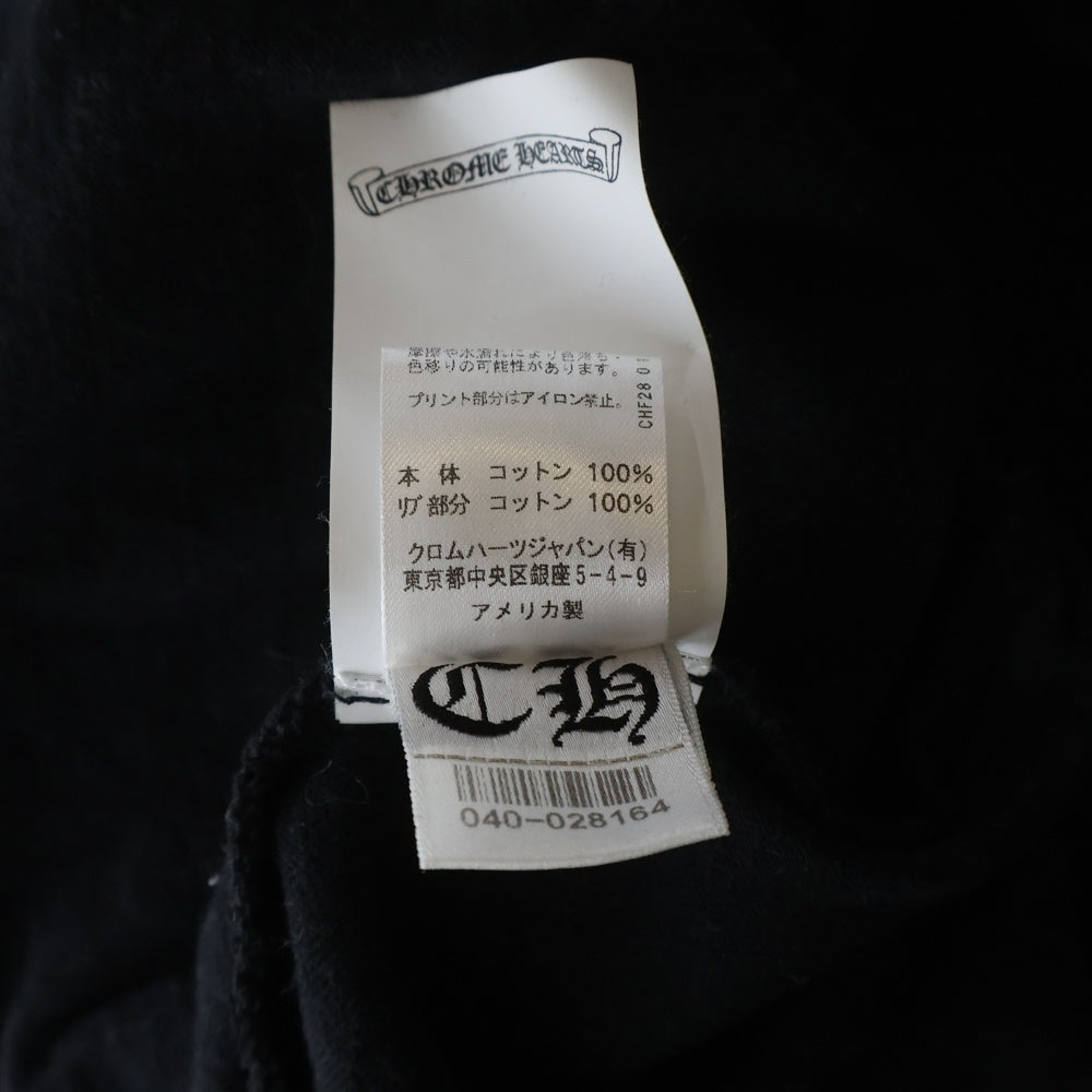 CHROME HEARTS(クロムハーツ) ROLLER SKATE HORSESHOE ローラースケートホースシュー ナンバリング 7分袖カットソー ブラック