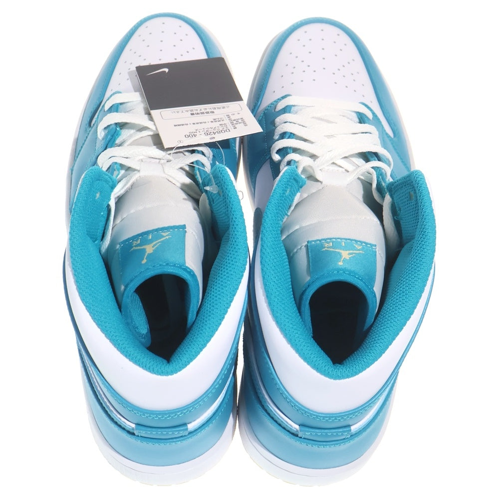 NIKE(ナイキ) AIR JORDAN 1 MIDD AQUATONE DQ8426-400 エアジョーダン1 ミッド アクアトーン ホワイト/ブルー 30cm/US12