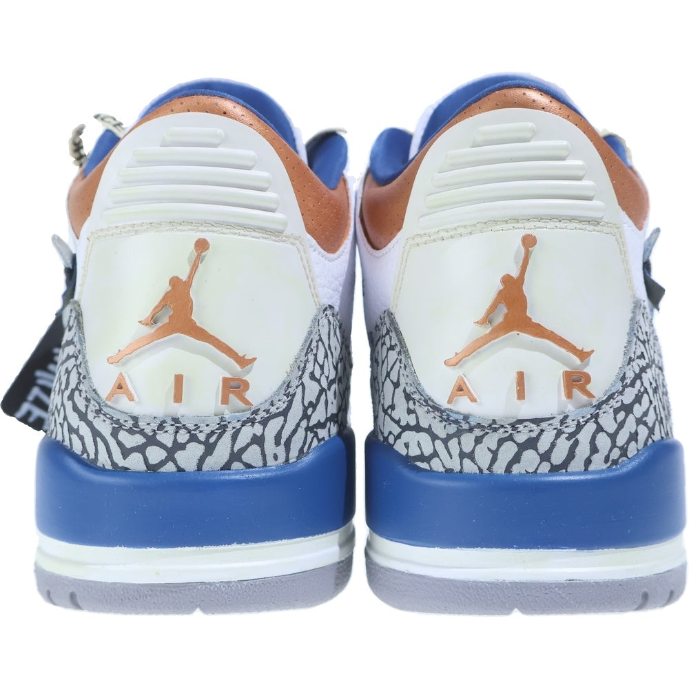 NIKE(ナイキ) AIR JORDAN 3 RETRO RACER BLUE CT8532-145 エアジョーダン3 レトロ レーサー ブルー ハイカットスニーカー US11.5/29.5cm ホワイト/ブルー