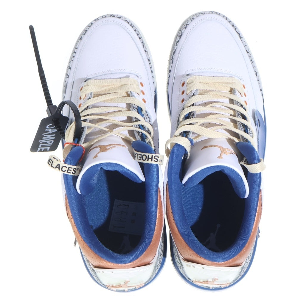NIKE(ナイキ) AIR JORDAN 3 RETRO RACER BLUE CT8532-145 エアジョーダン3 レトロ レーサー ブルー ハイカットスニーカー US11.5/29.5cm ホワイト/ブルー