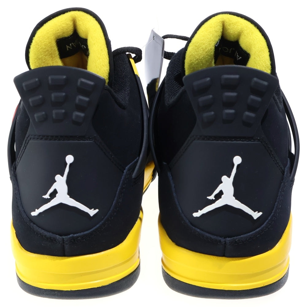 NIKE(ナイキ) AIR JORDAN 4 RETRO THUNDER DH6927-017 30cm/US12 エア ジョーダン IV レトロ サンダー ブラック
