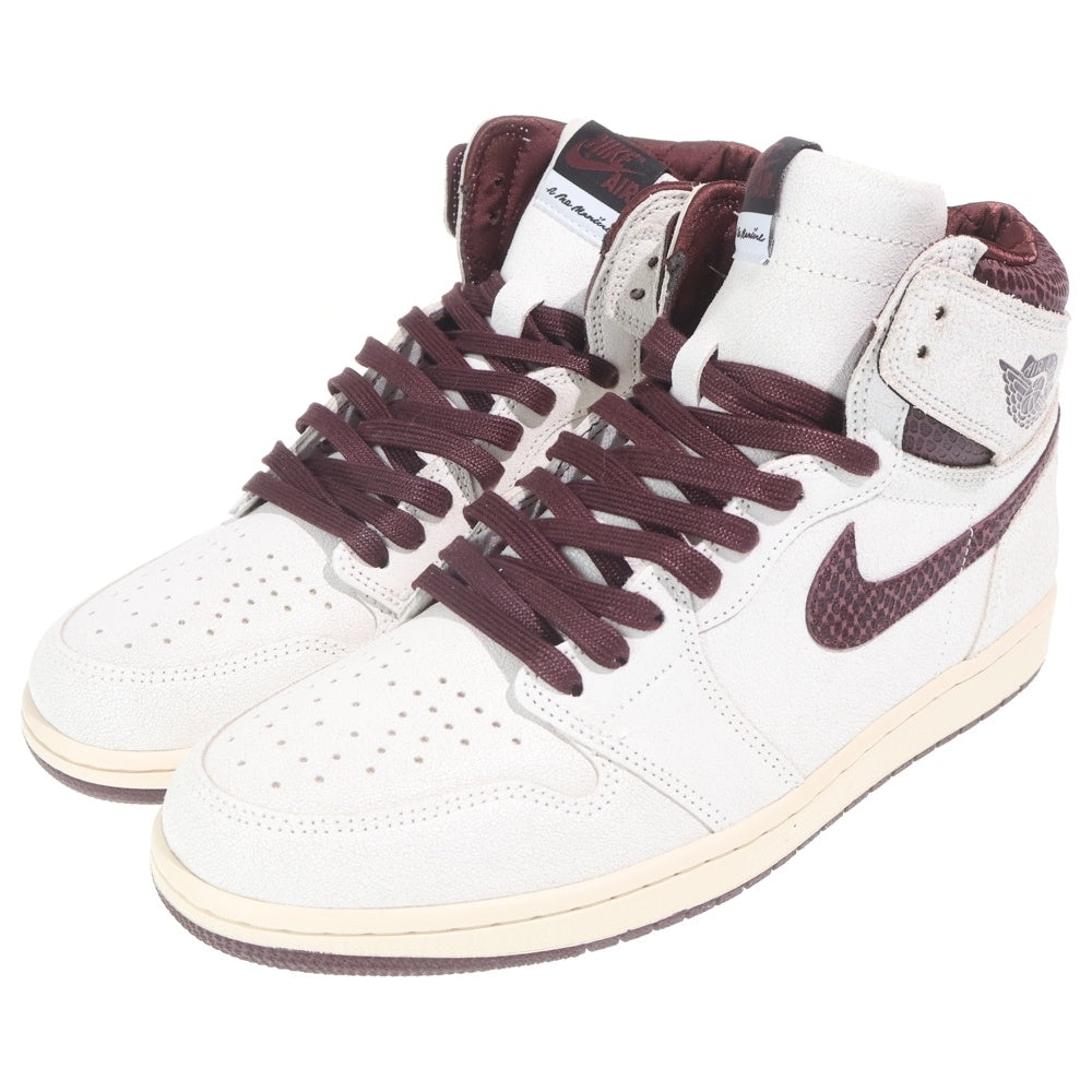 NIKE(ナイキ) ×A MA MANIERE AIR JORDAN 1 RETRO HIGH OG SP アママニエール エアジョーダン1 ハイカットスニーカー アイボリー 30cm/US12 DO7097-100