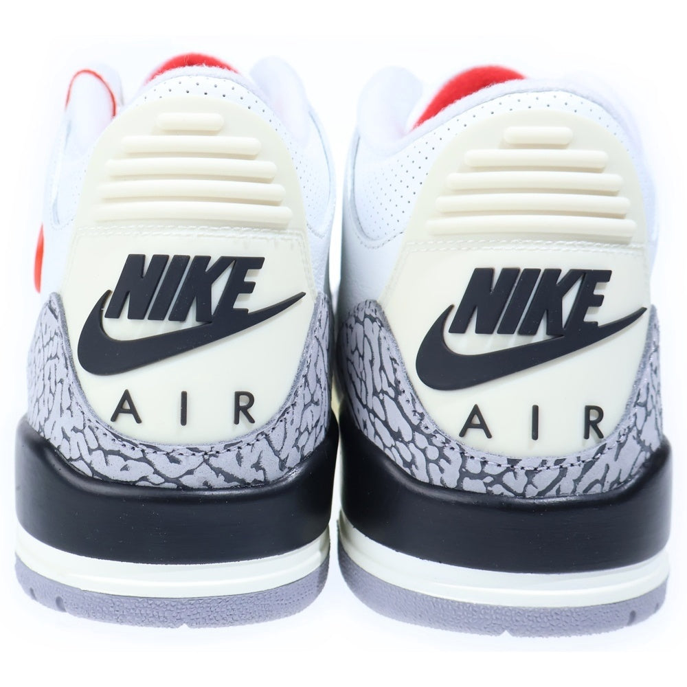 NIKE(ナイキ) AIR JORDAN 3 RETRO WHITE CEMENT REIMAGINED エアジョーダン3 レトロ ホワイトセメント リイマジンド ハイカットスニーカー ホワイト US12.5/30.5cm DN3707-100