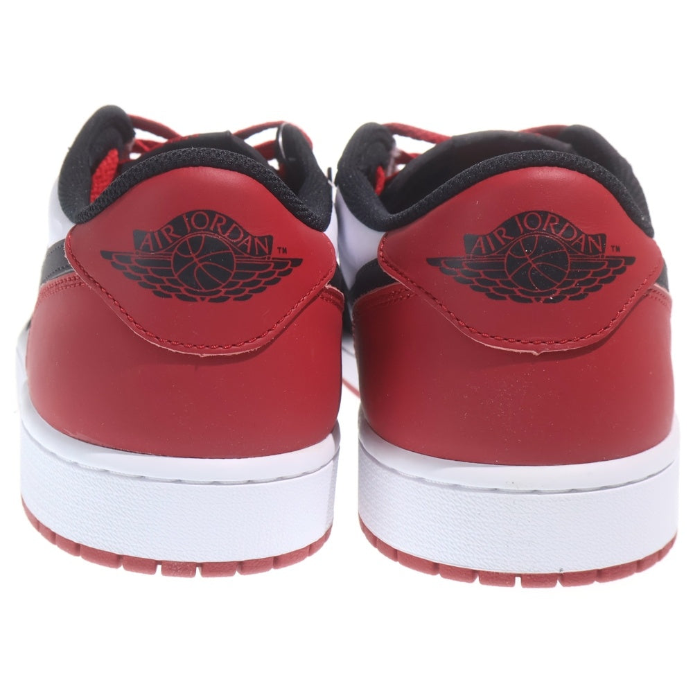 NIKE(ナイキ) AIR JORDAN 1 RETRO LOW OG BLACK TOE エアジョーダン1 ロー ブラックトゥ ローカットスニーカー ホワイト/ブラック/レッド 30cm/US12 CZ0790-106