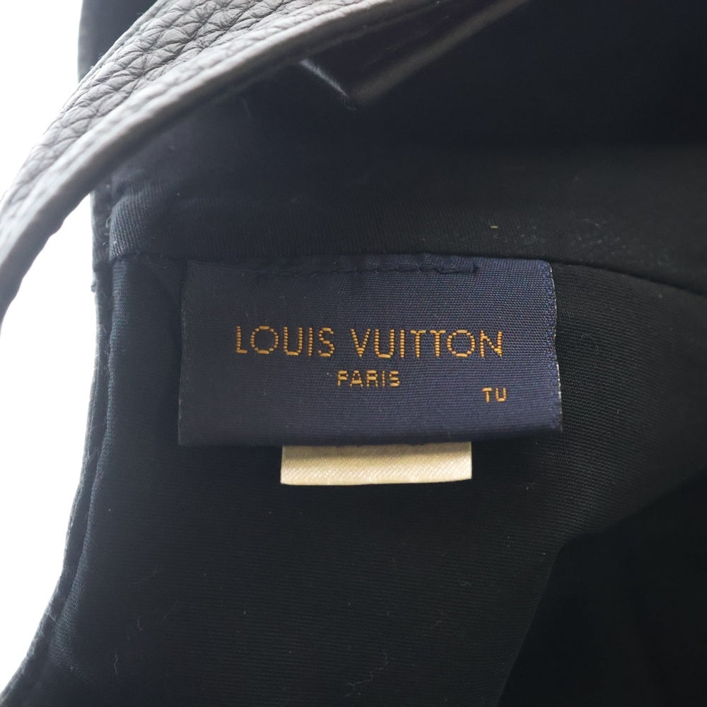 LOUIS VUITTON(ルイヴィトン) キャスケット・モノグラム クイル1.0 アンプラント レザーキャップ 帽子 ブラック MP2320