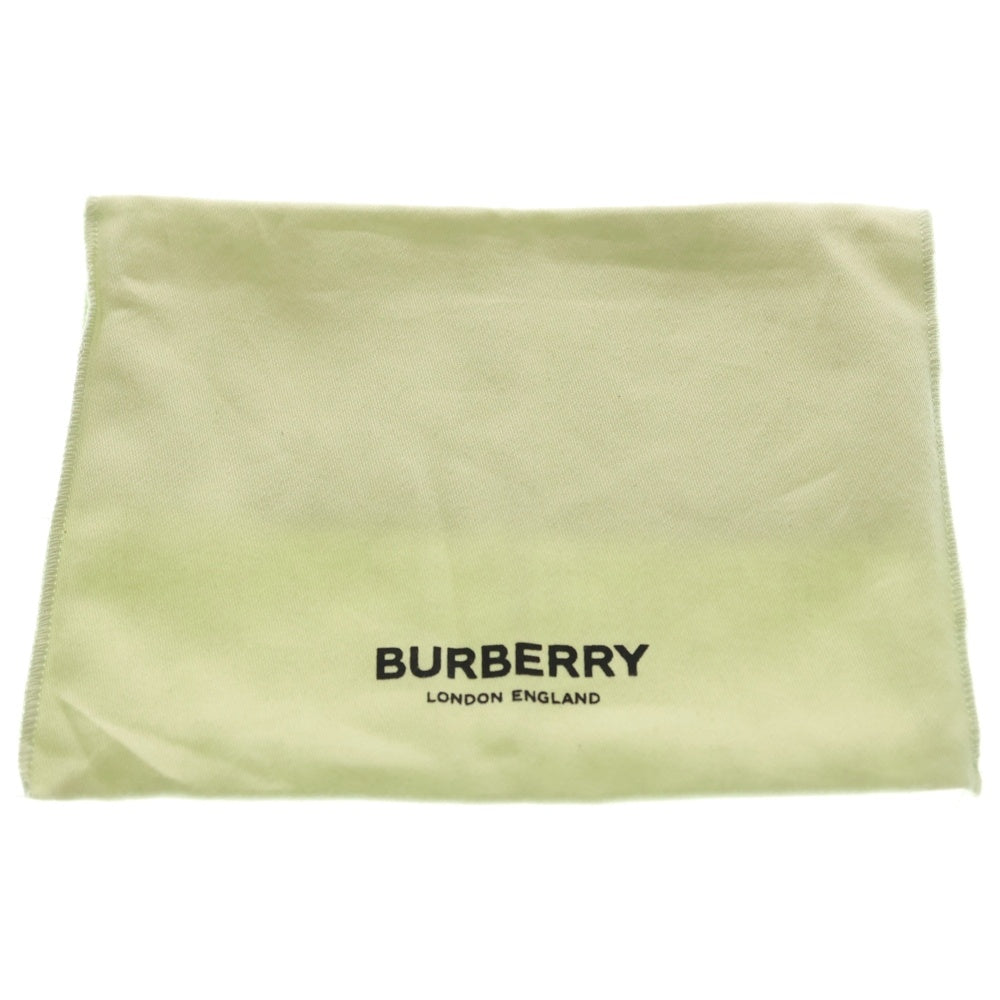 BURBERRY(バーバリー) VIA MANZONI CHAIN WALLET ラウンドファスナー エンボスレザー 財布 イエロー レディース