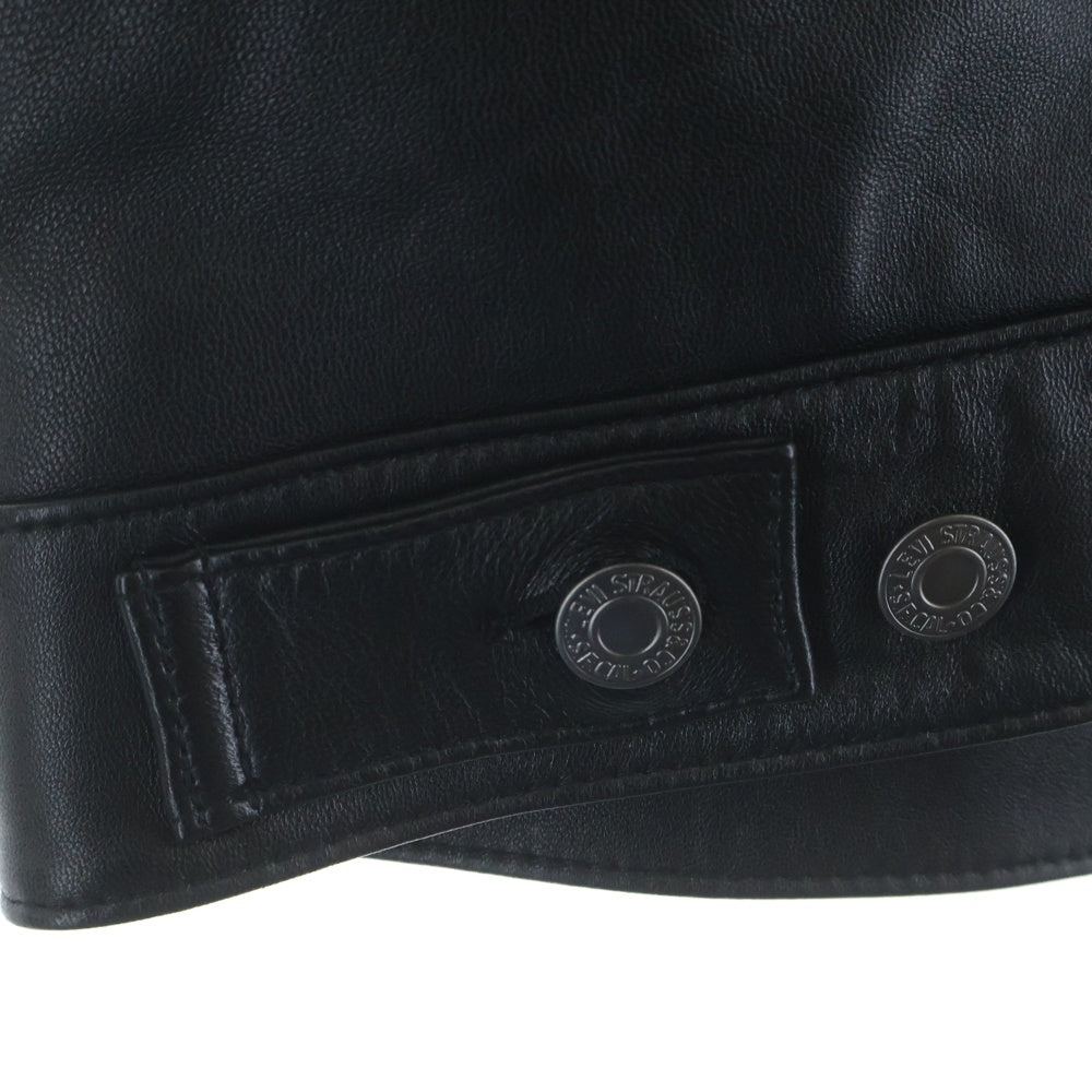 Levi's(リーバイス) PREMIUM BLACK TYPE2 TRUCKER LEATHER JACKET 2nd PC9-005ZA-0000 トラッカージャケット ブラック