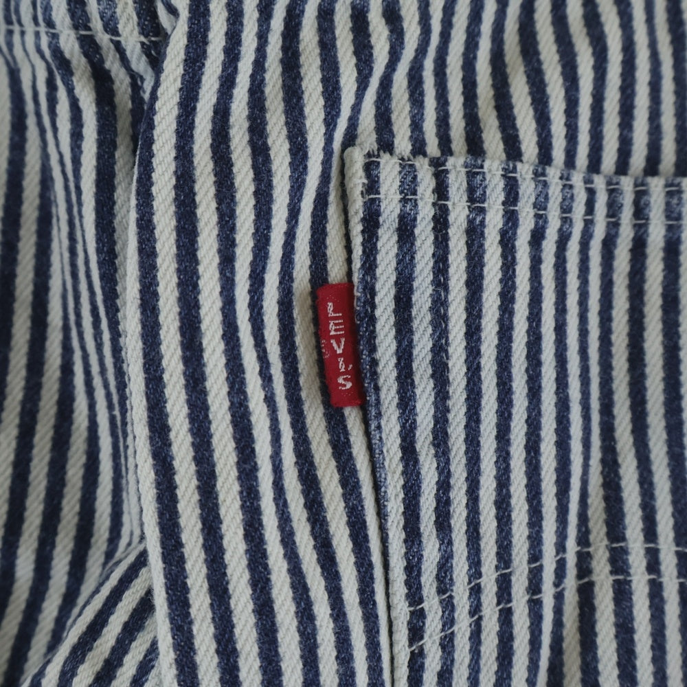 Levi's(リーバイス) ×NIGO Hickory Stripe 501 ヒッコリー 赤耳 BIGE ダブルネーム ストレートデニム ブルー