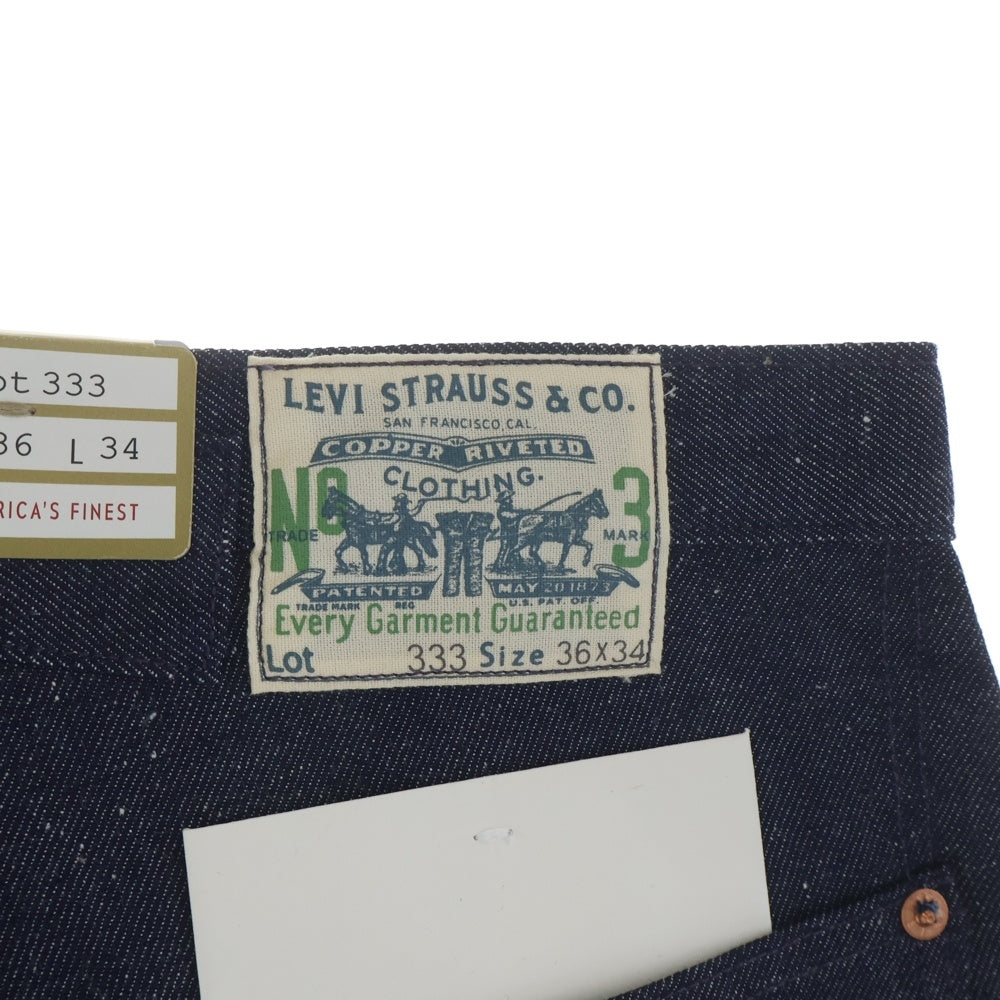 Levi's VINTAGE CLOTHING(リーバイス ビンテージ クロージング) 1910s Lot 333 Jeans LIMITED EDITION 515/800 シンチバック 黒サスペンダーボタン PC9-000P6-0000 デニムパンツ