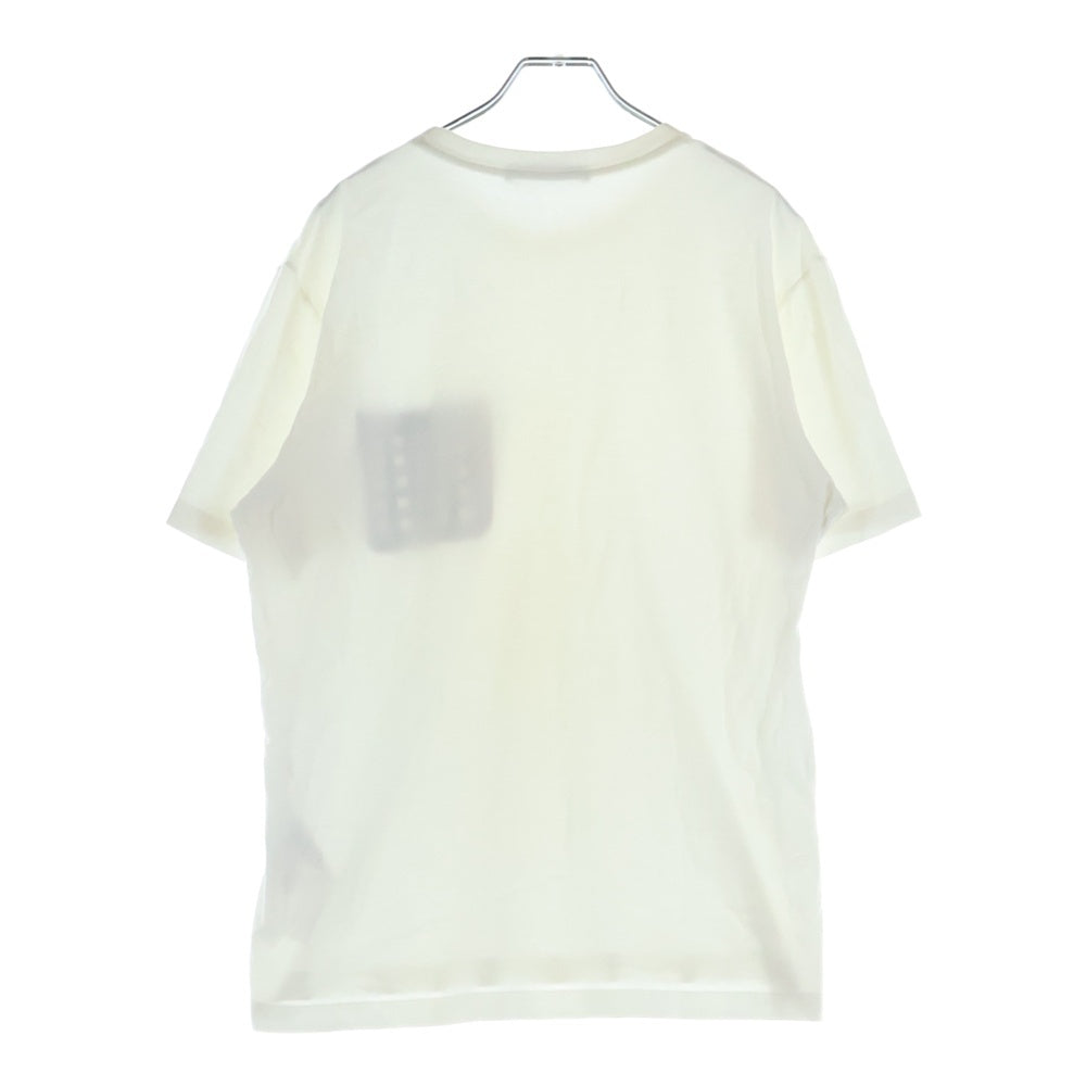 LOUIS VUITTON(ルイヴィトン) モノグラム チェックポケット シルク混 RM151M H7Y20WCMS クルーネックTシャツ ホワイト